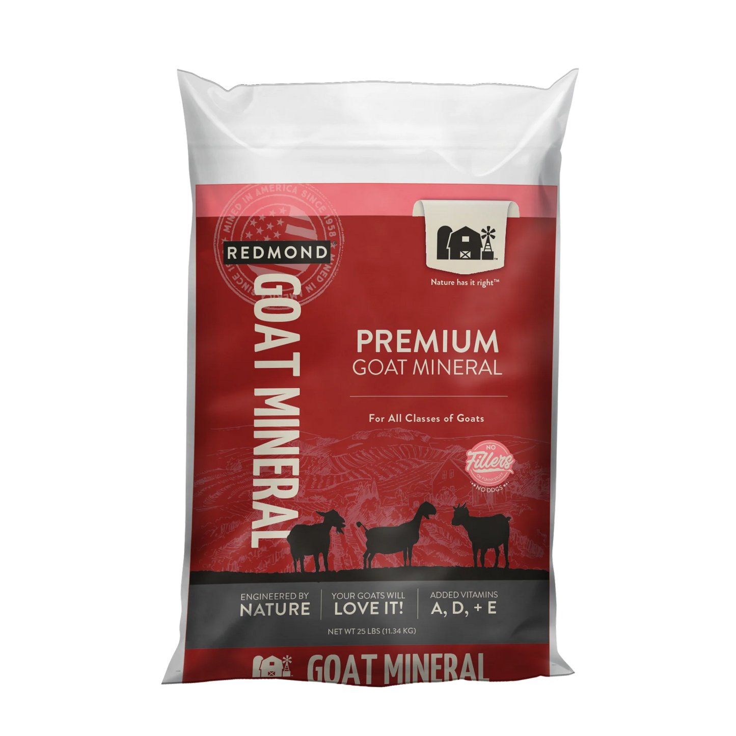 Redmond Goat Mineral | Natural Salt & Mineral Mix for Goats
