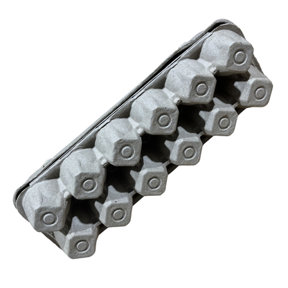 Paper Egg Carton | Holds 12 Eggs, Recyclable with Locking Tabs
