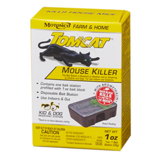 Tomcat Mouse Killer Disposable Bait Station 1 oz | Child & Dog Resistant, Bromethalin
