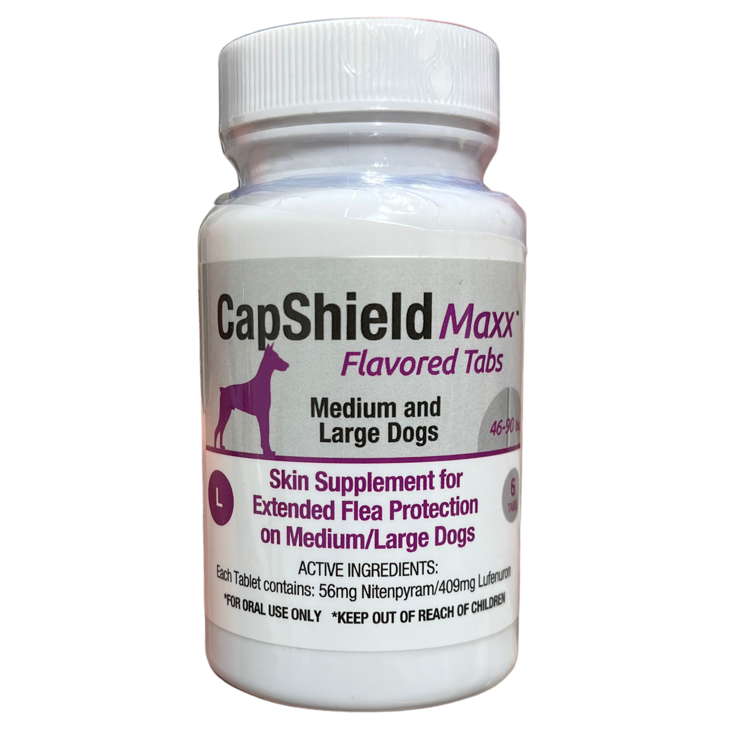 CapShield MAXX Flavored Tabs for Dogs | Extended Flea Protection