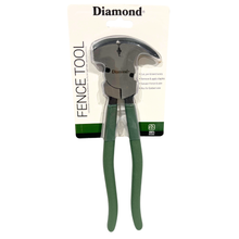 Diamond Farrier 10" Multi-Purpose Fence Tool | Staple Puller, Wire Stretcher & Hammer