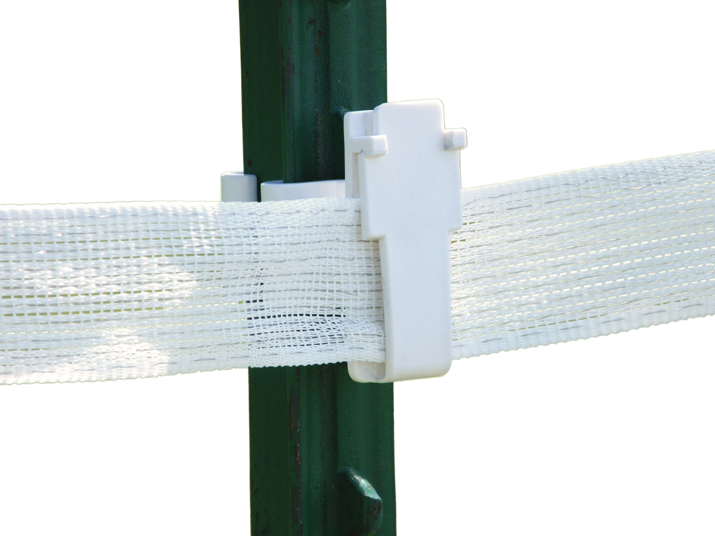 Patriot White T-Post Wide Tape Insulator - Pack of 25