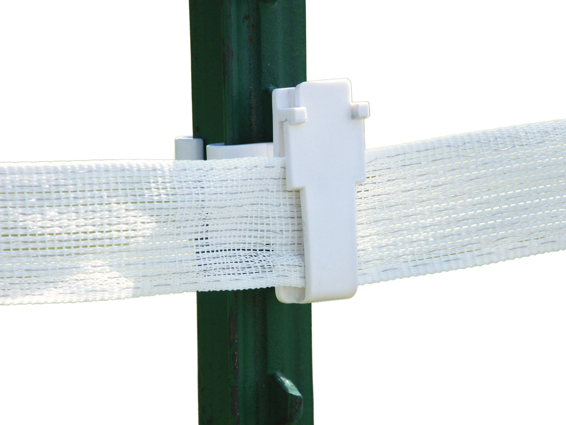 Patriot White T-Post Wide Tape Insulator - Pack of 25