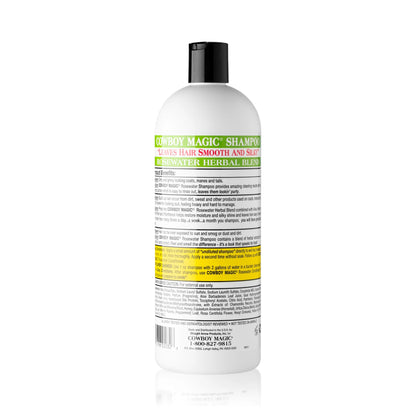 Cowboy Magic Rosewater Shampoo with Honey, Silk & Panthenol | Gentle Deep-Cleaning Formula