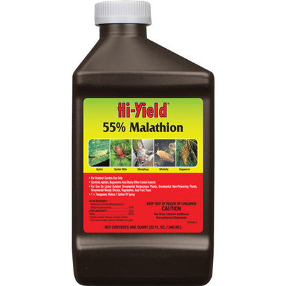 Hi-Yield 55% Malathion Insecticide Spray Concentrate for Gardens