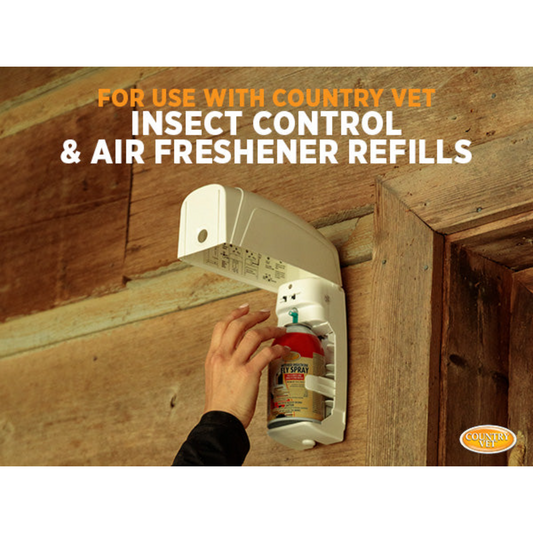 Country Vet Automatic Metered Dispenser | Insect & Odor Control