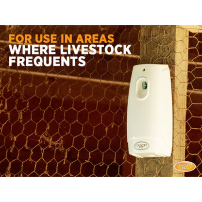 Country Vet Automatic Metered Dispenser | Insect & Odor Control