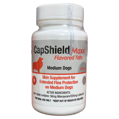 CapShield MAXX Flavored Tabs for Dogs | Extended Flea Protection