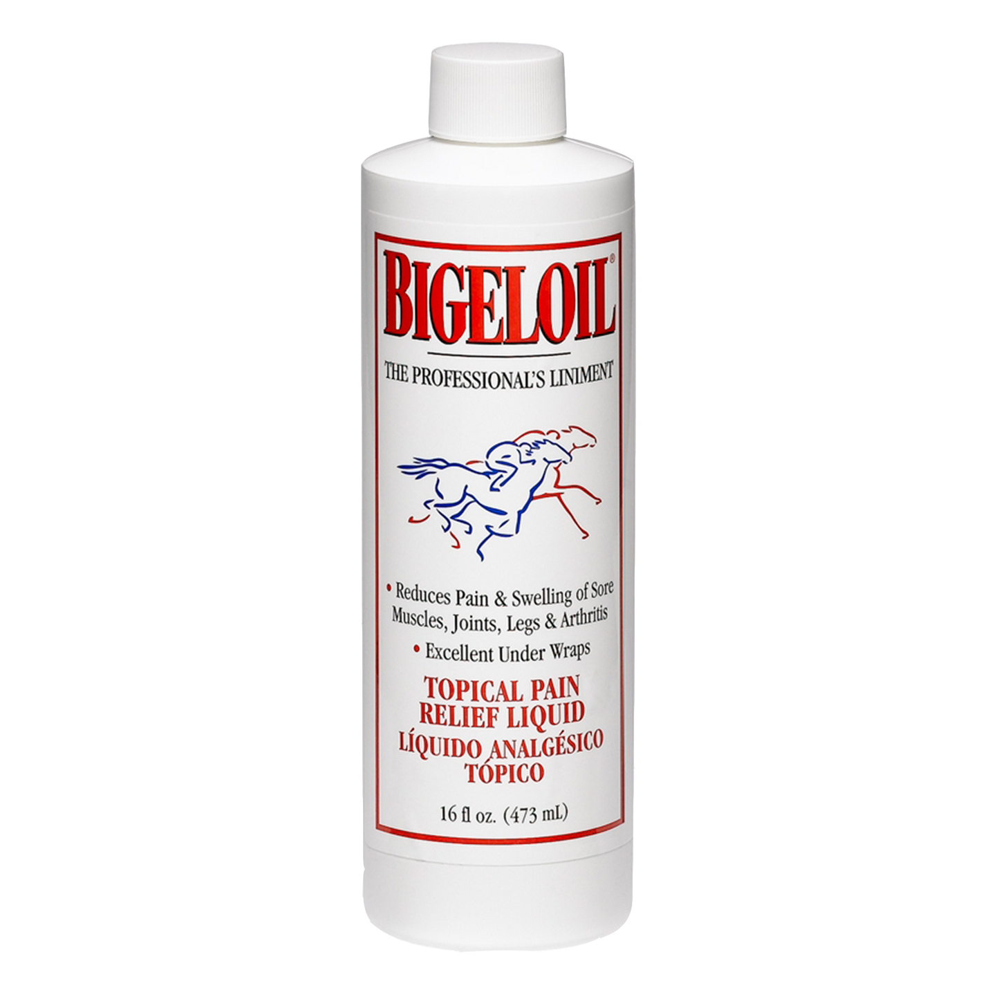 Absorbine Bigeloil Liniment | Sore Muscle & Joint Relief for Horses & Dogs | 16 oz