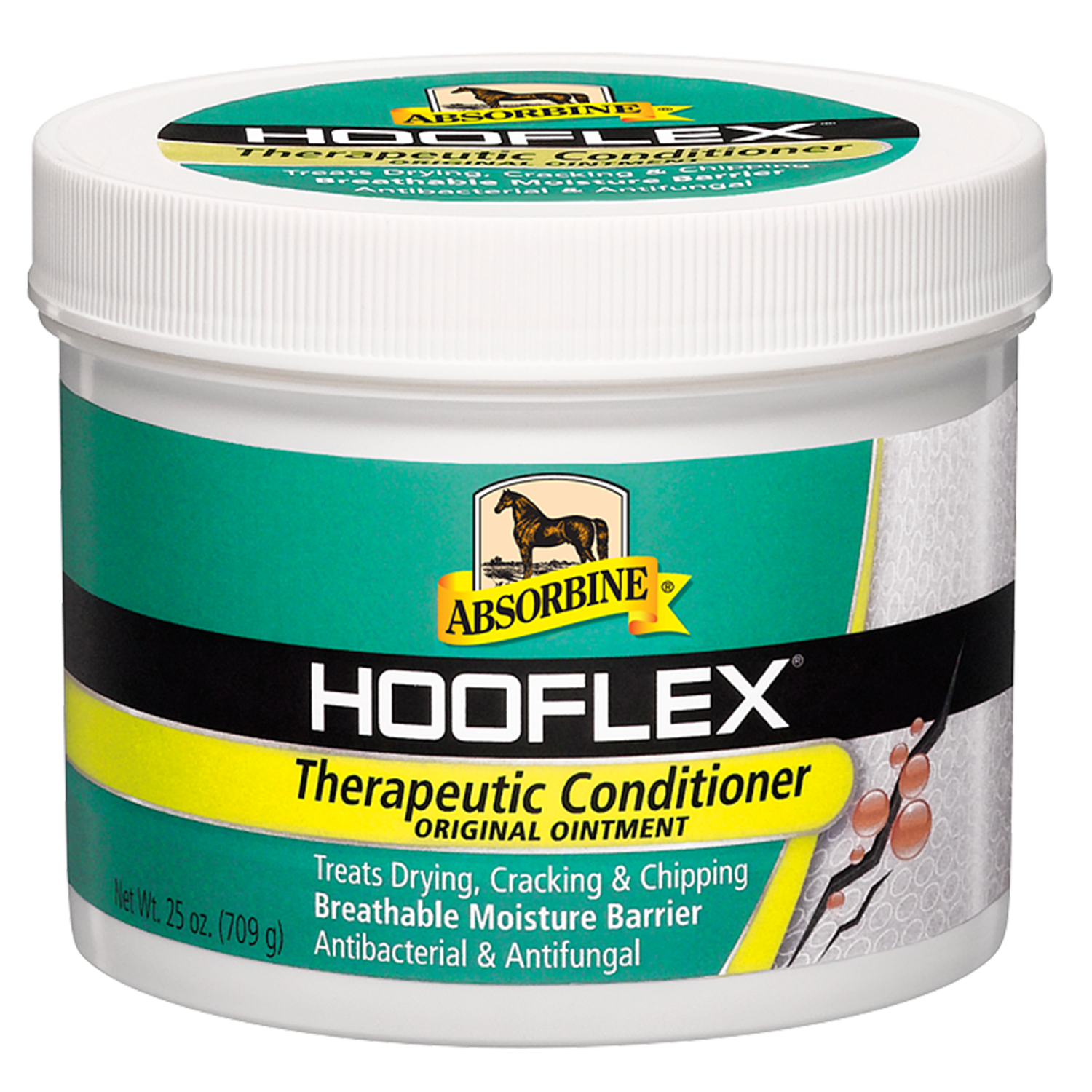 Absorbine Hooflex Therapeutic Conditioner Ointment | Hoof Care & Moisture | 25 oz