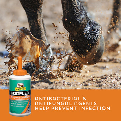 Absorbine Hooflex Therapeutic Conditioner Liquid | Moisture & Hoof Care | 15 oz