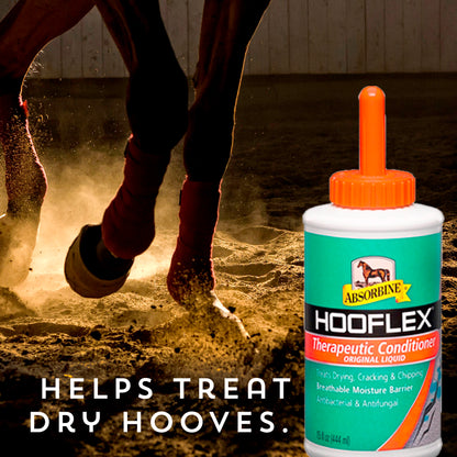 Absorbine Hooflex Therapeutic Conditioner Liquid | Moisture & Hoof Care | 15 oz