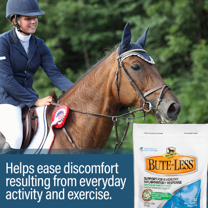 Absorbine Bute-Less Comfort & Recovery Pellets | Natural Horse Inflammation Supplement