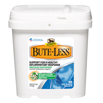 Absorbine Bute-Less Comfort & Recovery Pellets | Natural Horse Inflammation Supplement