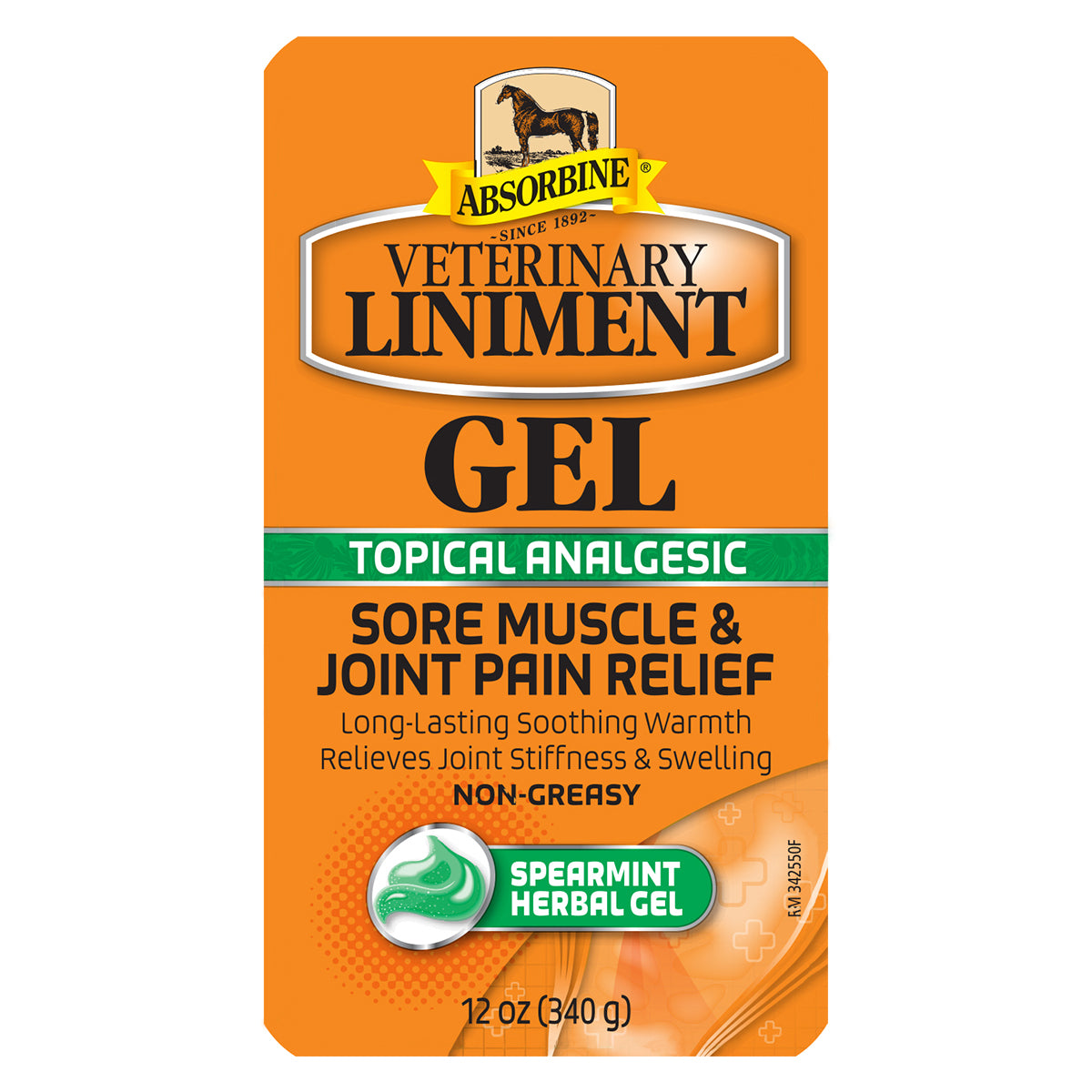 Absorbine Veterinary Liniment Gel | Muscle & Joint Relief for Horses