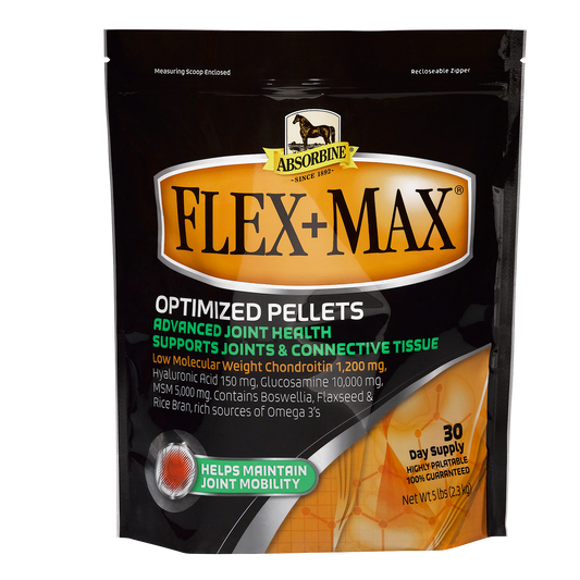 Absorbine Flex+Max – Joint Health Supplement Pellets | Horses & Dogs | 5 lb