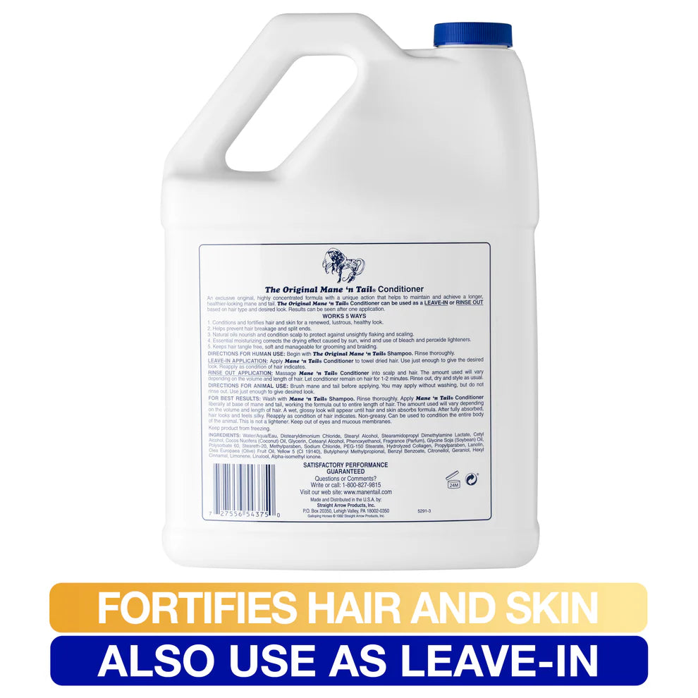 Mane 'n Tail Original Conditioner | Protein-Enriched Leave-In or Rinse-Out Hair Formula