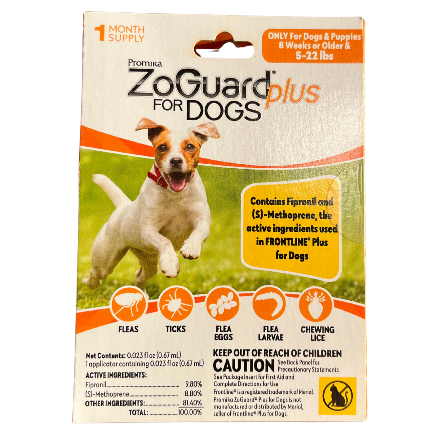ZoGuard Plus for Dogs Flea & Tick Treatment | Waterproof Topical Application