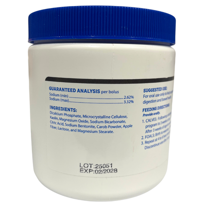 AliSorb Anti-Diarrheal Bolus for Cattle, Calves, Horses & Foals | 50 Count Jar