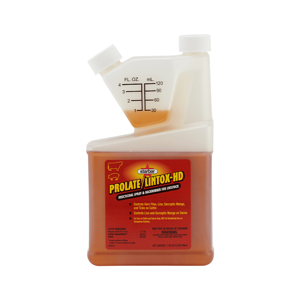 Prolate/Lintox HD Livestock Insecticide Spray & Backrubber