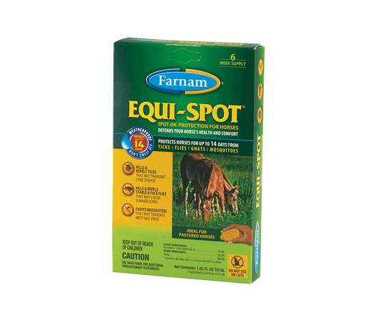 Farnam Equi-Spot Spot-On Horse Fly Control | Long-Lasting Protection