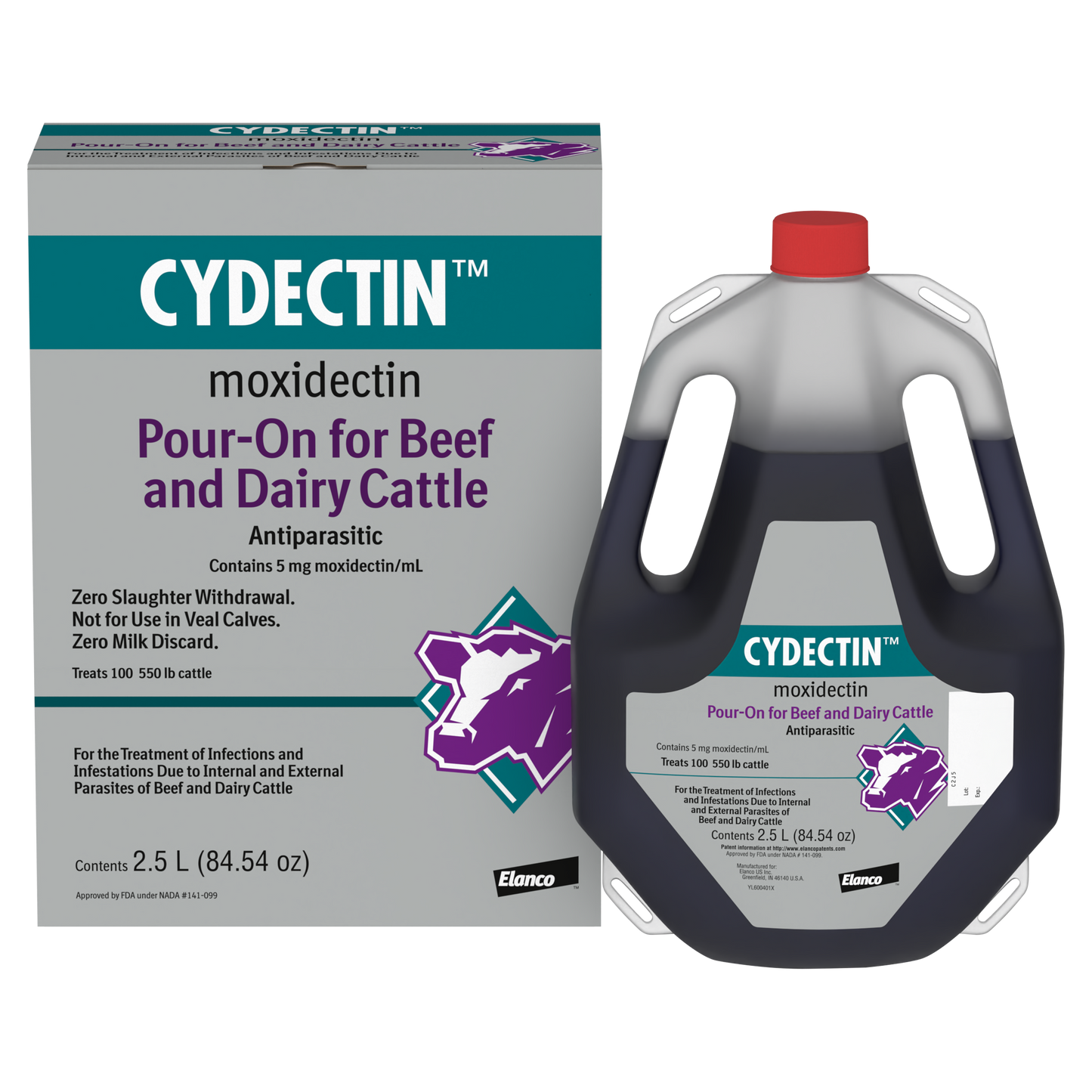 Elanco Cydectin Pour-On Cattle Dewormer (Moxidectin)