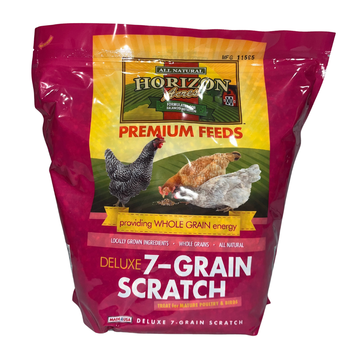Horizon Acres Deluxe 7 - Grain Scratch Poultry Feed | 7 lb.