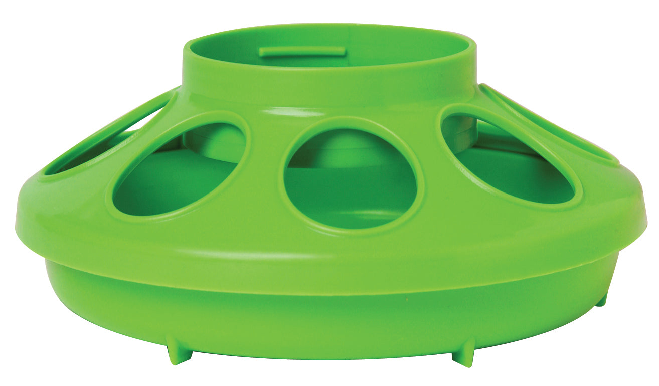 Little Giant 1 Quart Plastic Feeder Base | Gravity-Feed Chick Feeder