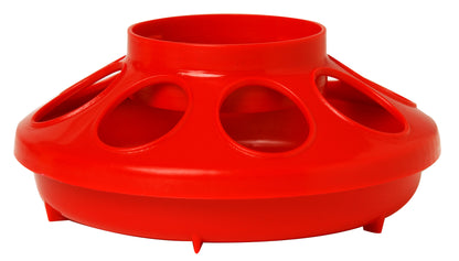 Little Giant 1 Quart Plastic Feeder Base | Gravity-Feed Chick Feeder