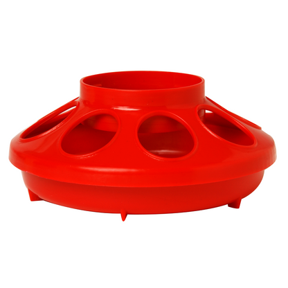 Little Giant 1 Quart Plastic Feeder Base | Gravity-Feed Chick Feeder
