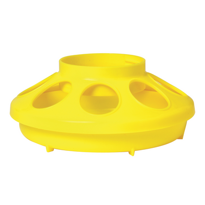 Little Giant 1 Quart Plastic Feeder Base | Gravity-Feed Chick Feeder