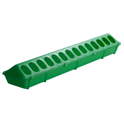 Little Giant 20 Inch Plastic Flip-Top Poultry Ground Feeder | 28 Holes