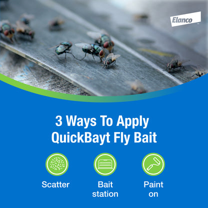 Elanco QuickBayt Fly Bait – Fast Acting Nuisance Fly Control