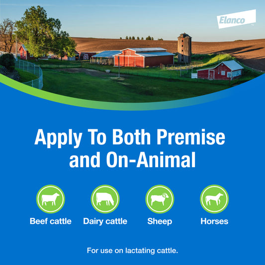 Elanco Permectrin CDS Pour-On or Spray Insecticide for Livestock & Premises Control