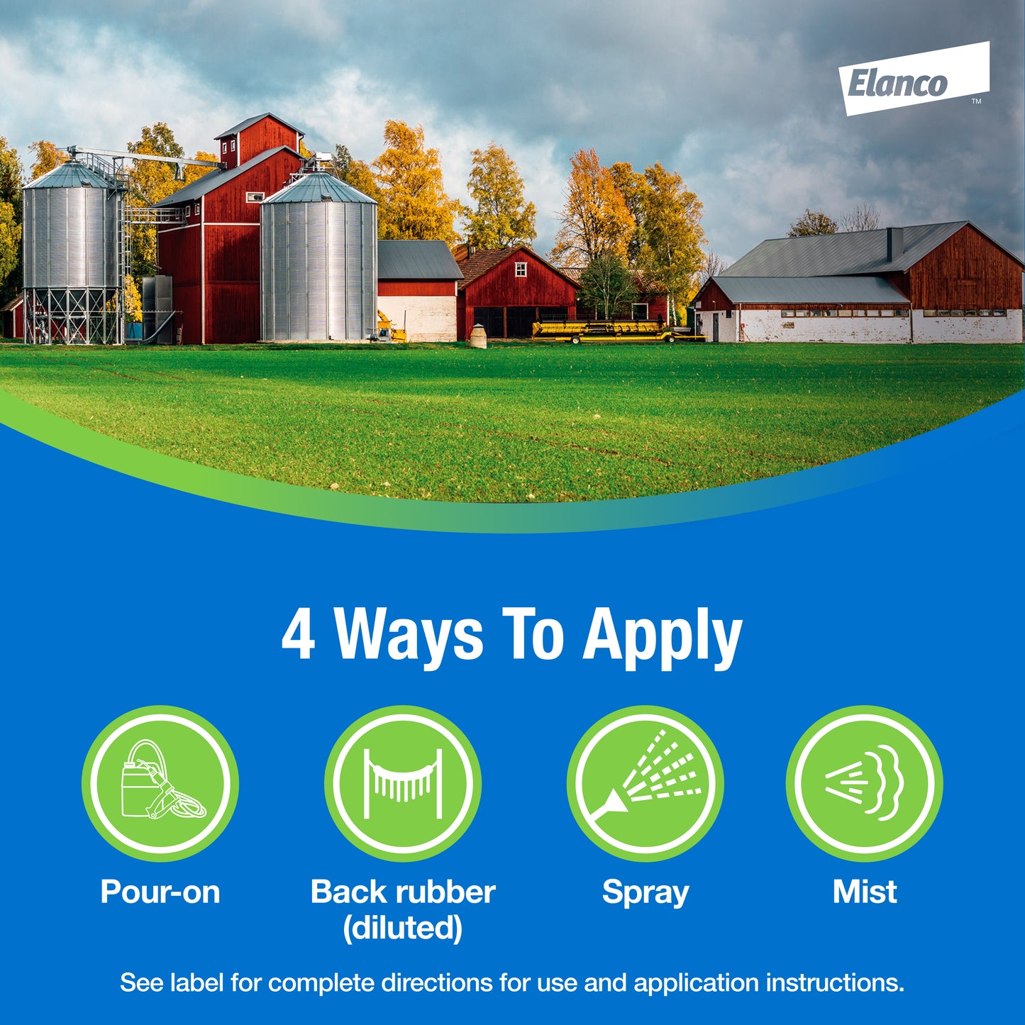 Elanco Permectrin CDS Pour-On or Spray Insecticide for Livestock & Premises Control