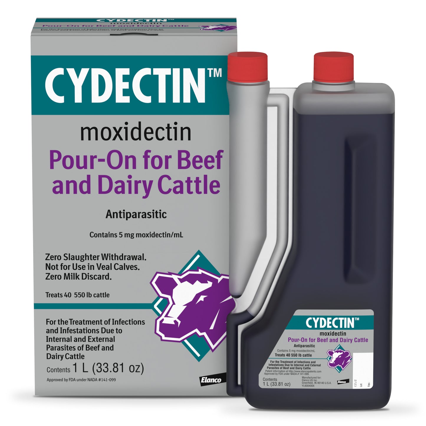 Elanco Cydectin Pour-On Cattle Dewormer (Moxidectin)