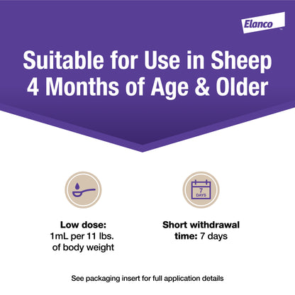 ELANCO Cydectin Oral Drench Dewormer for Sheep | 0.1% Moxidectin | 1 L