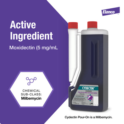 Elanco Cydectin Pour-On Cattle Dewormer (Moxidectin)