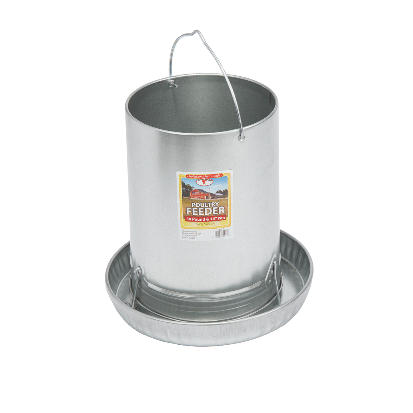 Little Giant Hanging Metal Chicken Feeder | Galvanized Steel Feeder