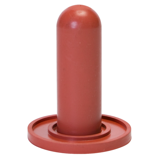 Little Giant Screw-On Calf Nipple | Replacement Rubber Nursing Nipple | Fits 2 & 3 Qt Bottles