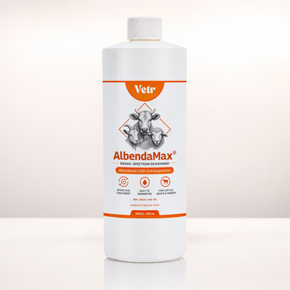 AlbendaMax 11.36% Albendazole Oral Dewormer for Cattle, Sheep & Goats