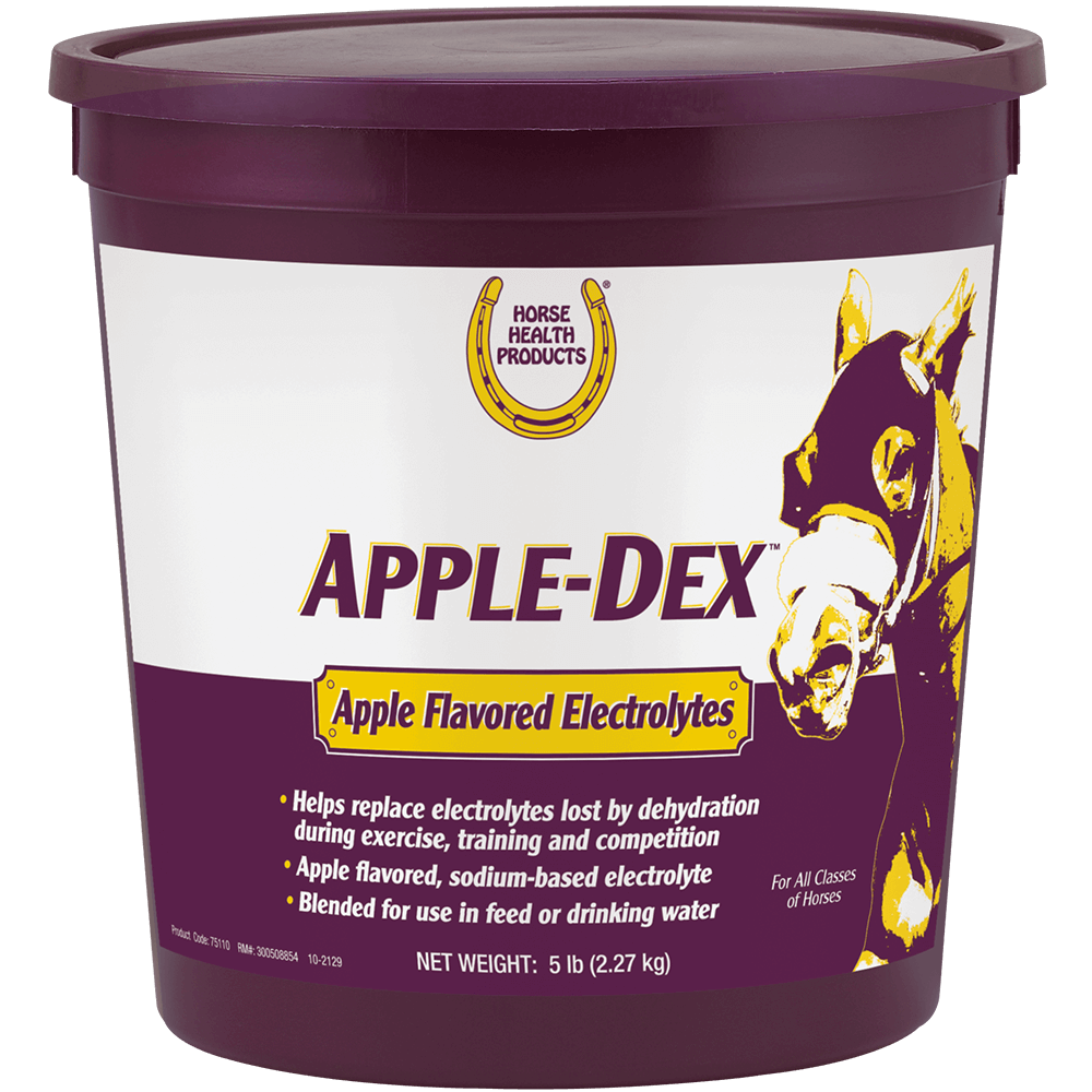 Apple-Dex Apple-Flavored Electrolytes Powder for Horses – 5 lb