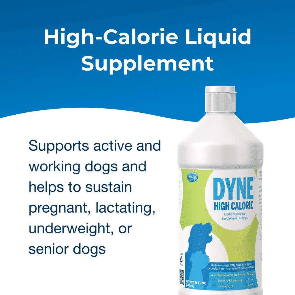Picture of PetAg Dyne High Calorie Liquid Supplement for Dogs | Weight Gain & Per ...