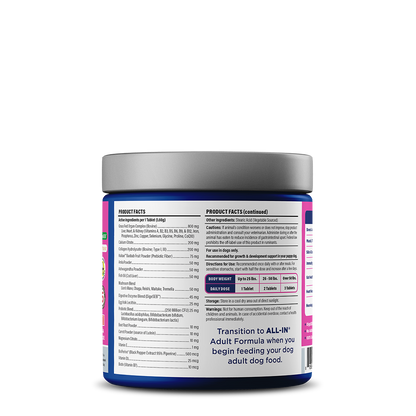 Vetericyn ALL-IN Puppy Supplement | Daily Vitality Chewables with Joint, Digestive & Immune Support | 90 Count