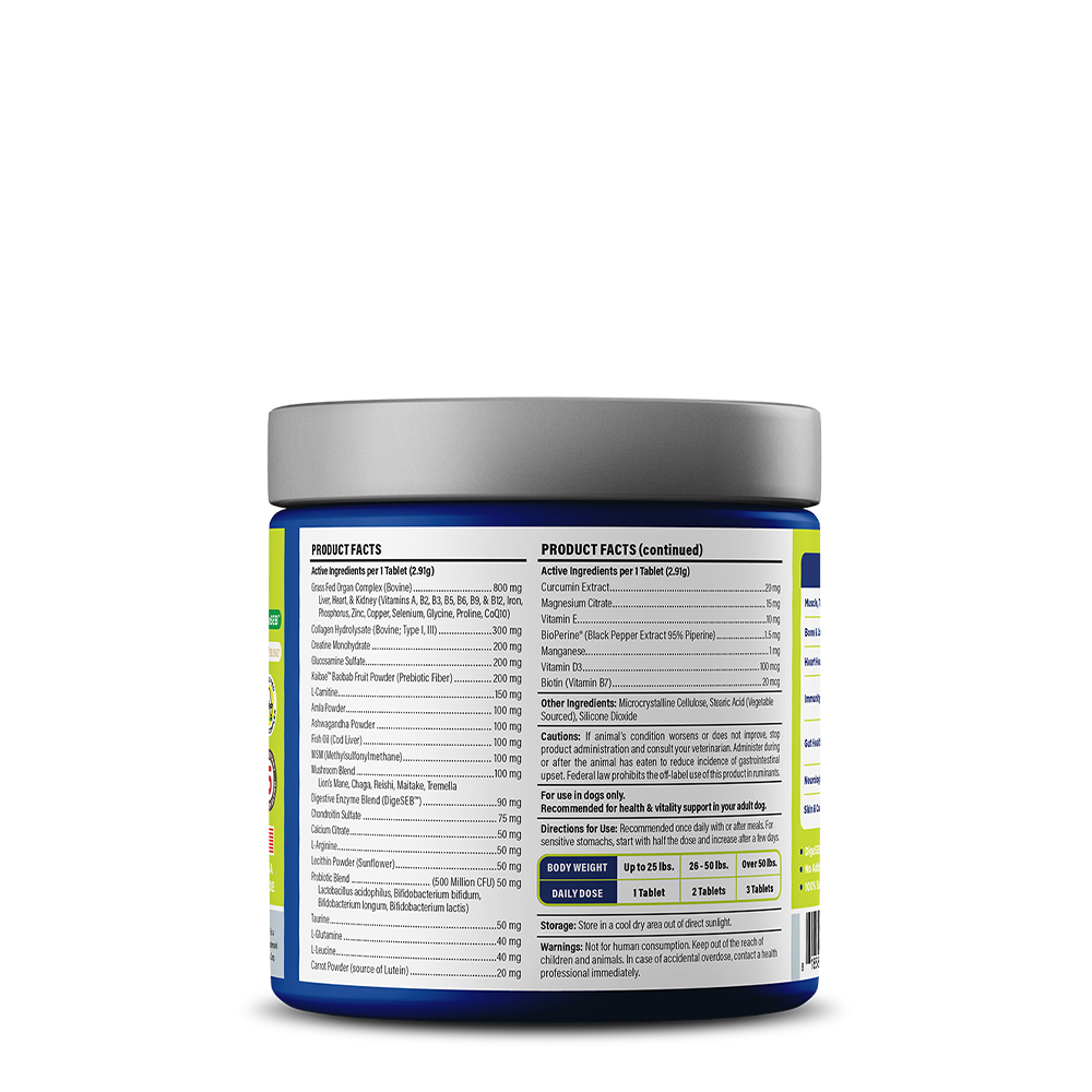 Vetericyn ALL-IN Adult Dog Supplement | 90 Chewables | Daily Joint, Muscle, Digestive & Immune Support