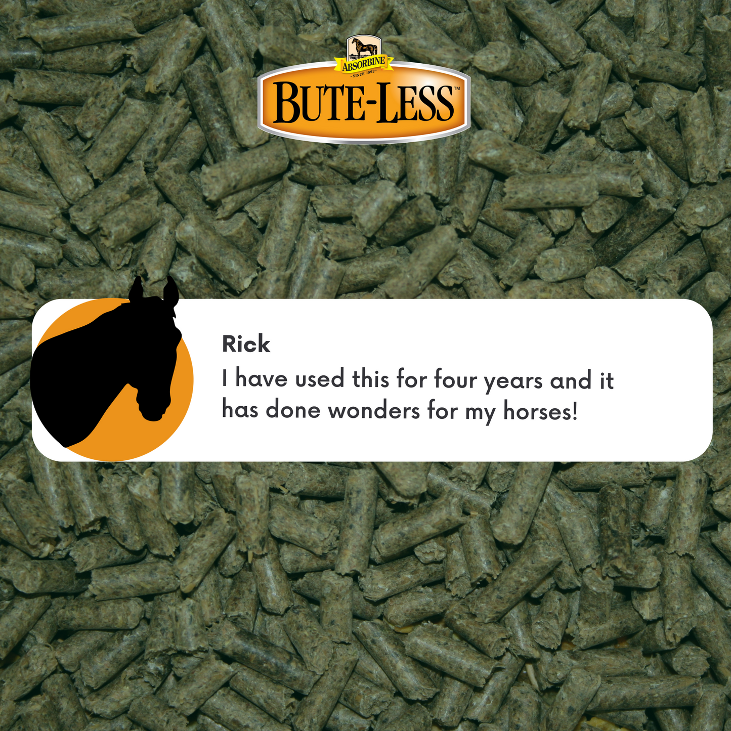 Absorbine Bute-Less Comfort & Recovery Pellets | Natural Horse Inflammation Supplement