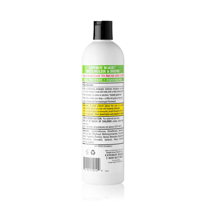 Cowboy Magic Detangler & Shine | Concentrated Silk Protein Formula for Horses, Pets & Humans