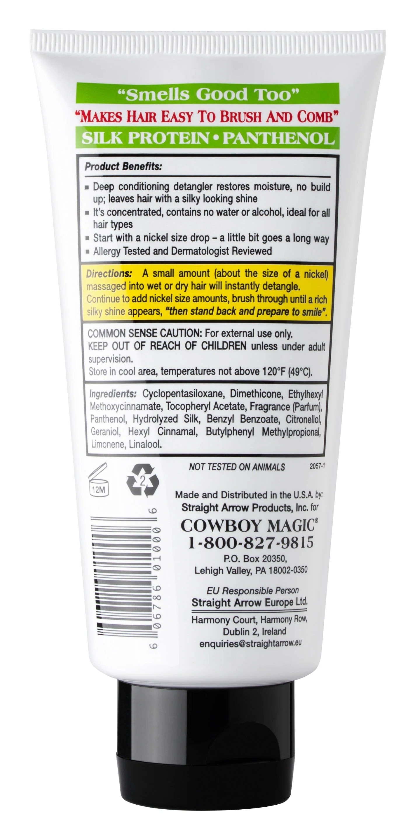 Cowboy Magic Detangler & Shine | Concentrated Silk Protein Formula for Horses, Pets & Humans