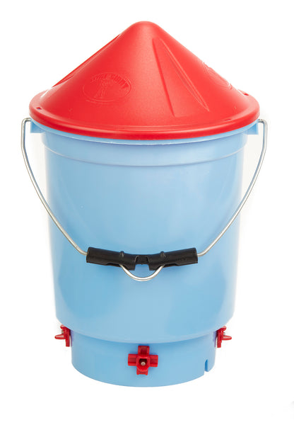 Little Giant Deluxe Hen Hydrator | Poultry Nipple Waterer | UV-Protected Plastic | 3 Gallon