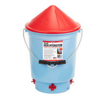 Little Giant Deluxe Hen Hydrator | Poultry Nipple Waterer | UV-Protected Plastic | 3 Gallon